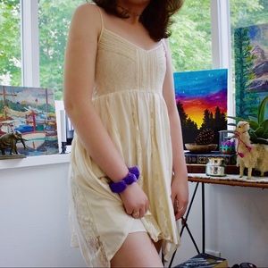 American Eagle Cream Sundress